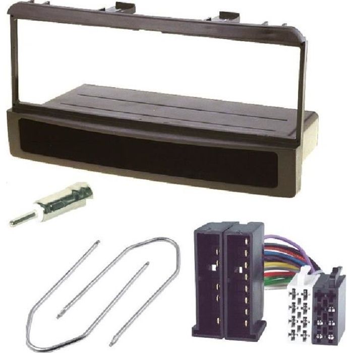 Kit Adaptateur Autoradio 1DIN Ford Cougar/ Mondeo/ Focus 99-04 + ISO + FM avec vide-poche - KITFAC72.11 - ADNAuto