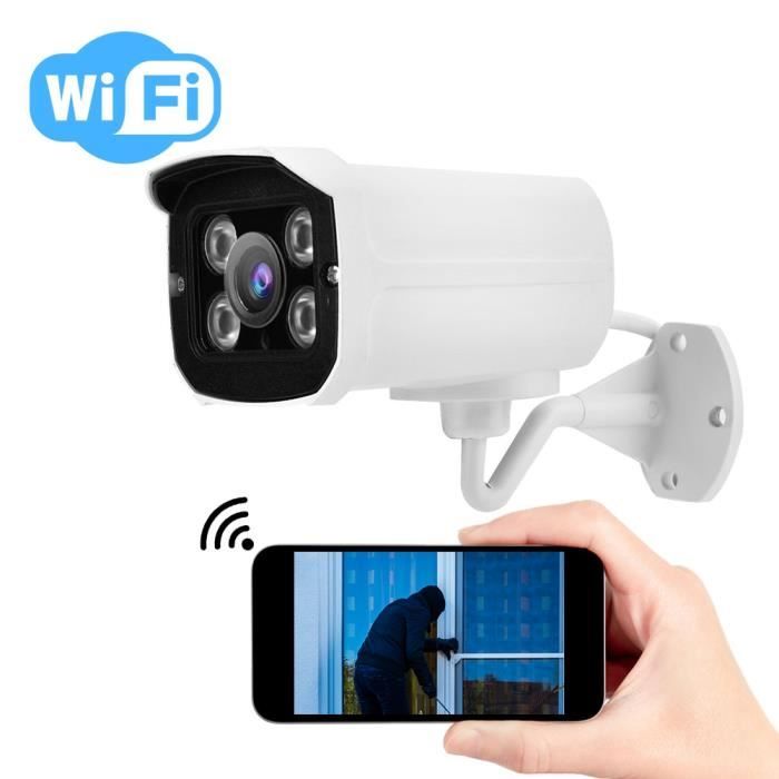 1080p HD WIFI caméra extérieure étanche téléphone mobile caméra de sécurité à domicile (EU)