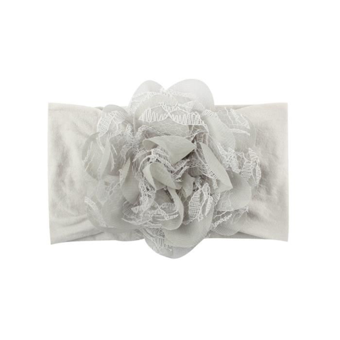 Soins bébéFilles bébé bambin princesse dentelle bandeau floral bande de cheveux accessoires couvre-chefs CXF90403241GY_YOU