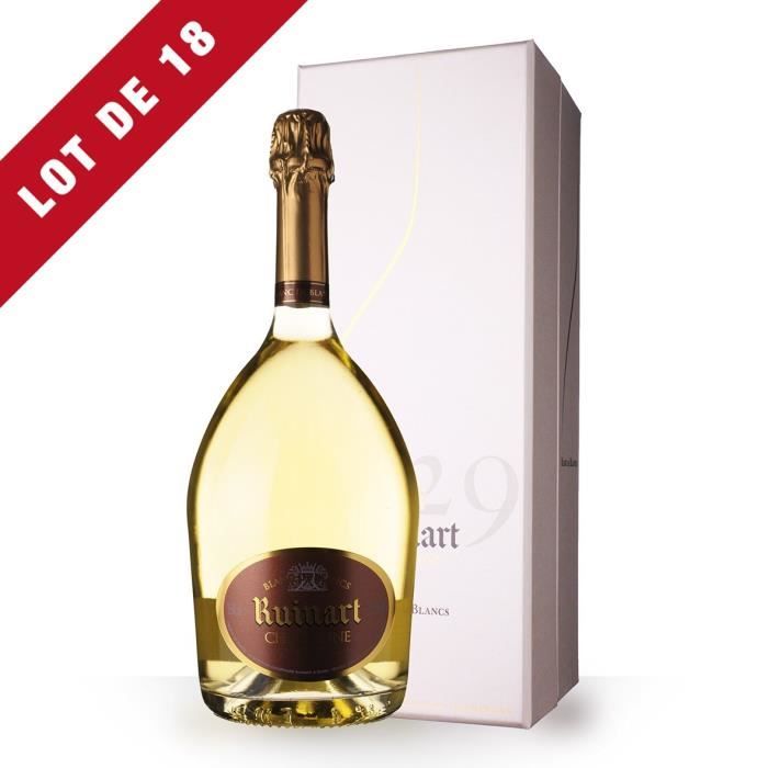 18X Ruinart Blanc de Blancs 150cl - Coffret - Champagne
