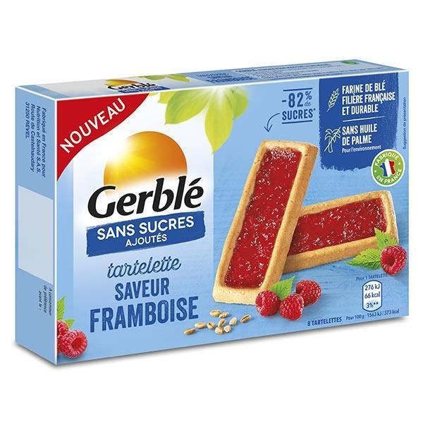 Gerblé Sans Sucres Ajoutés Tartelette Framboise 144g