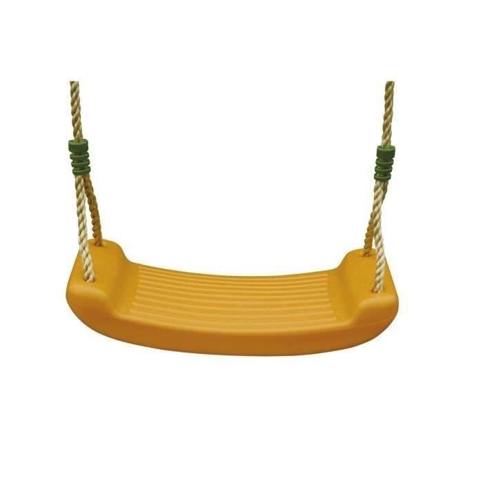 Balançoire plastique - orange - pour portique 1,90 à 2,50m - TRIGANO