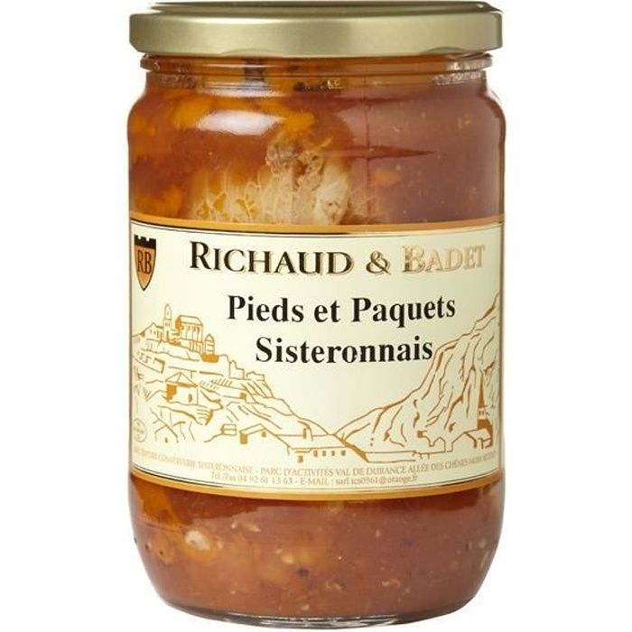 Pieds et Paquets Richaud Badet 400 gr