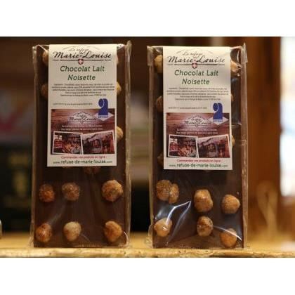 Chocolat de Savoie au lait noisette