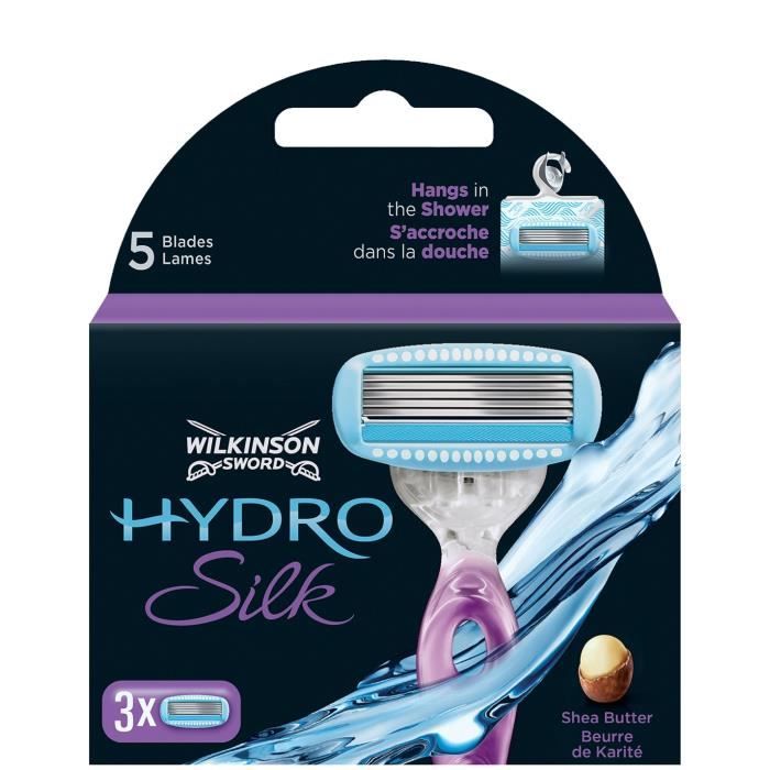 WILKINSON Hydro Silk pour rasoir féminin chargeur de 3 lames