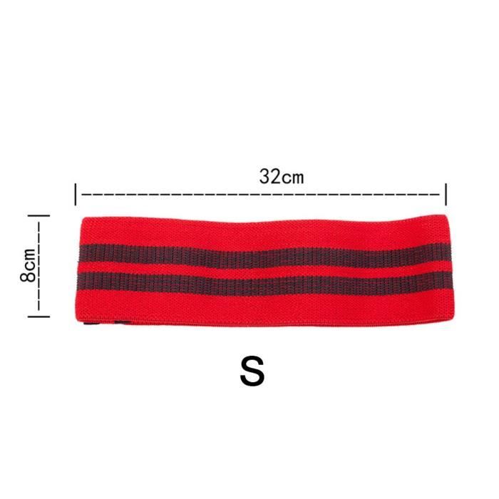 3 couleurs Yoga résistance hanche-cou bande élastique Squat résistance bande Yoga Fitness entraînement - Modèle: S - HSJSTLDC03697