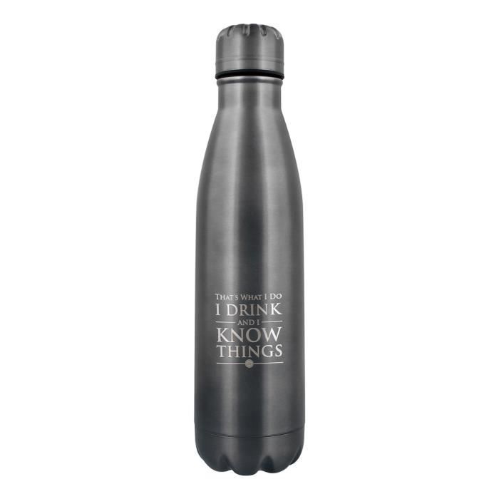 Game of Thrones Bouteille d'eau I Drink And I Know Things