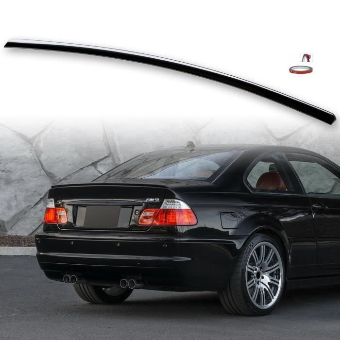 BECQUET DE COFFRE LOOK M3 NOIR BRILLANT POUR BMW SERIE 3 E46 COUPE DE 1999 A 2006