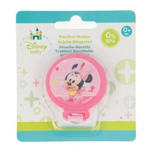 Attache Sucette Tututte Minnie Disney Baby Rose 0 % BPA - Bebe Tetine Cadeau Naissance - 239