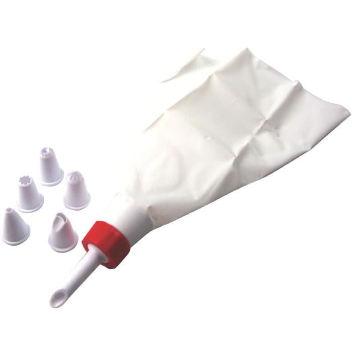 Poche à décorer 6 douilles Plastique Birambeau