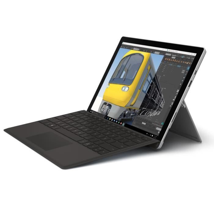 Surface Pro 4 + clavier Cover noir - Ecran tactile 12,3