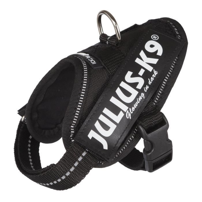 JULIUS-K9 Harnais Power IDC - Baby 1 - XS : 29-36 cm-18 mm - Noir - Pour chien