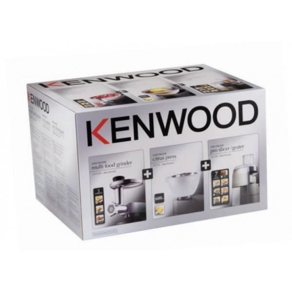 KENWOOD Kit 3 Accessoires AT312+KAX950+AT340 pour robot Chef KAM353ME