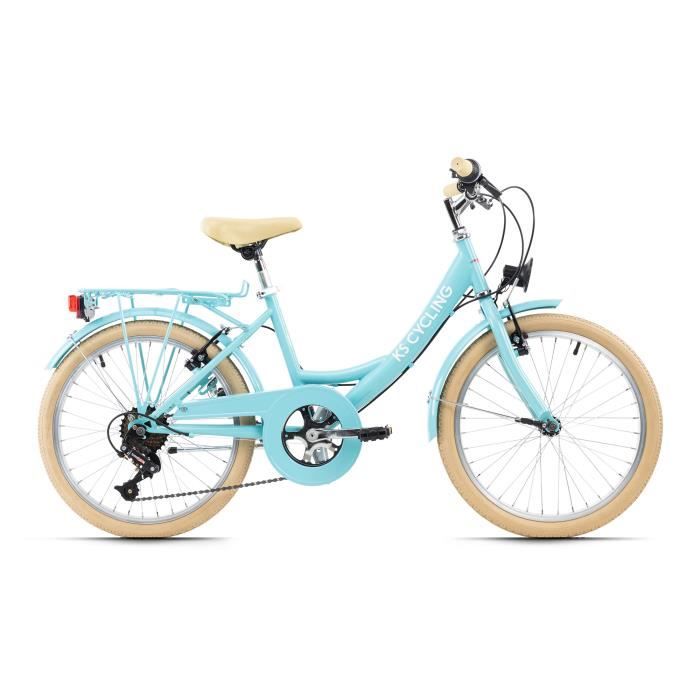 Vélo enfant 20'' - KS CYCLING - Balloon - 6 Ans - 6 Vitesses - Bleu - Taille de Cadre 34 cm
