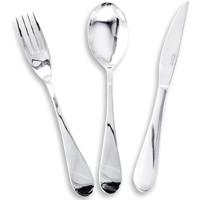LEBRUN - 207824009 - Ménagère 24 pièces Felix 3mm Couteau Steak