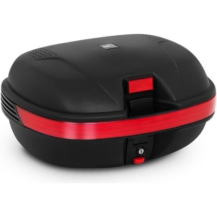 Top Case Scooter Topcase Universel Valise Coffre Quad Moto Scooter Platine 56l