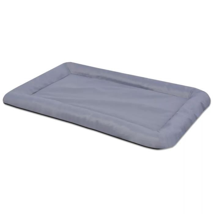 Matelas pour chiens Panier confort pour animaux de compagnie Taille S Gris