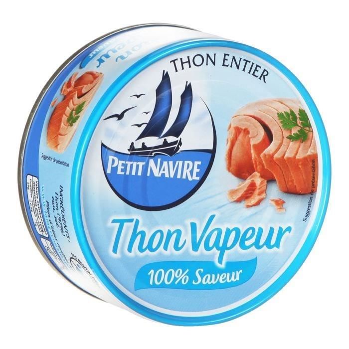 Thon entier vapeur 130g Petit Navire