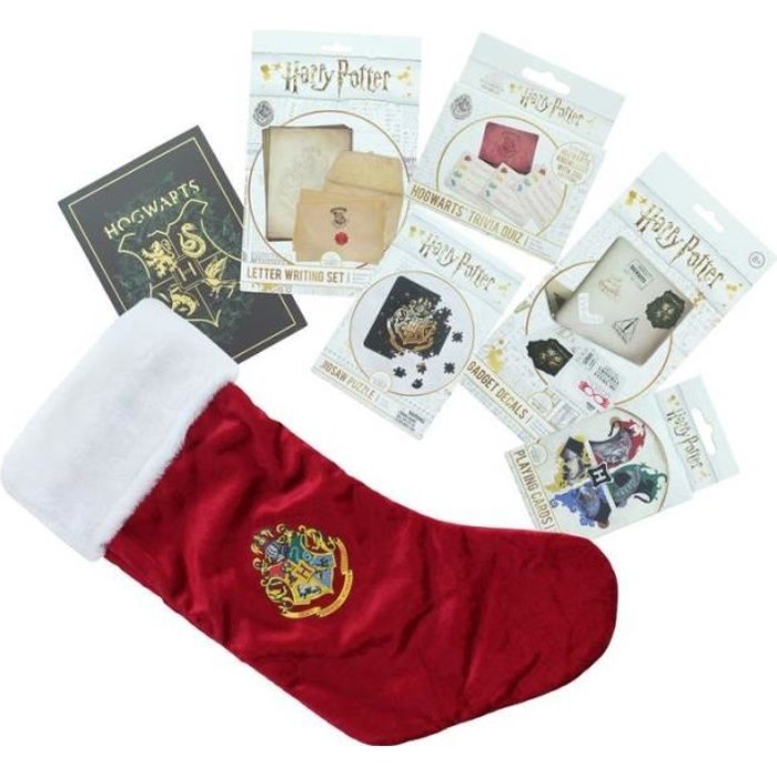 Harry Potter Stocking Coffret cadeau de Noël Poudlard sous licence