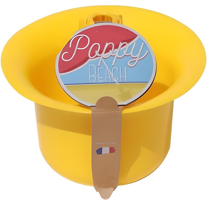 Support de parasol de plage 100% Made in France Jaune