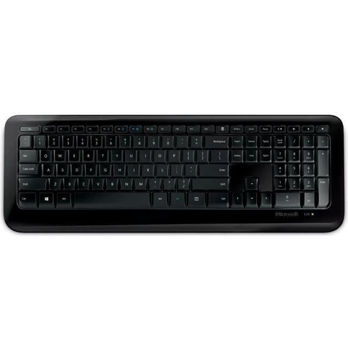 MICROSOFT Wireless Keyboard 850 - Clavier USB sans-fil - Noir - AZERTY