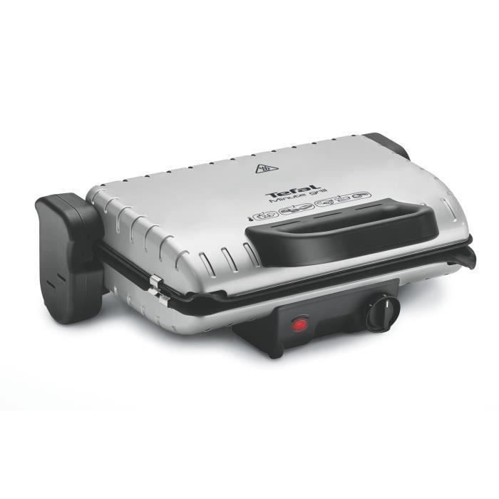 SHOT CASE - TEFAL GC205012 Grille-viande électrique Minute Grill - Inox