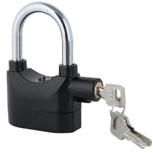TRIXES Long Cadenas à Manille avec Alarme 110 dB Robuste Résistant aux Intempéries