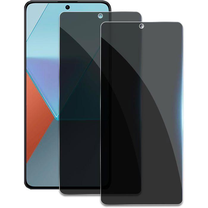 Verre Trempé Anti-Espion Pour Xiaomi Redmi Note 14 4G/5G [2