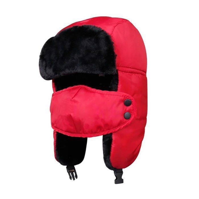 Bonnet D'hiver Double Couche Avec Protège-oreilles - Pour Ski, Cyclisme, Sports D'hiver - Taille Unique