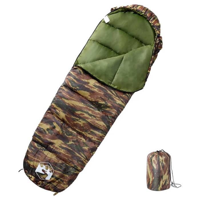 vidaXL Sac de couchage momie pour adultes camping 3 saisons sac de couchage de camping sac de couchage momie adulte sac 94505