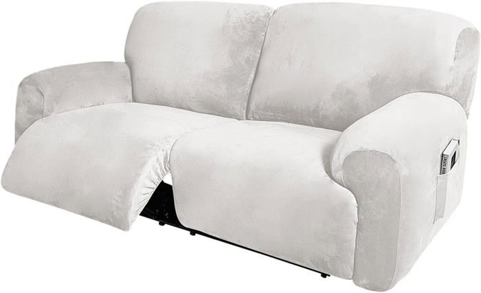 Housse Inclinable pour Causeuse 6 pièces, Housse de Canapé 2 Places