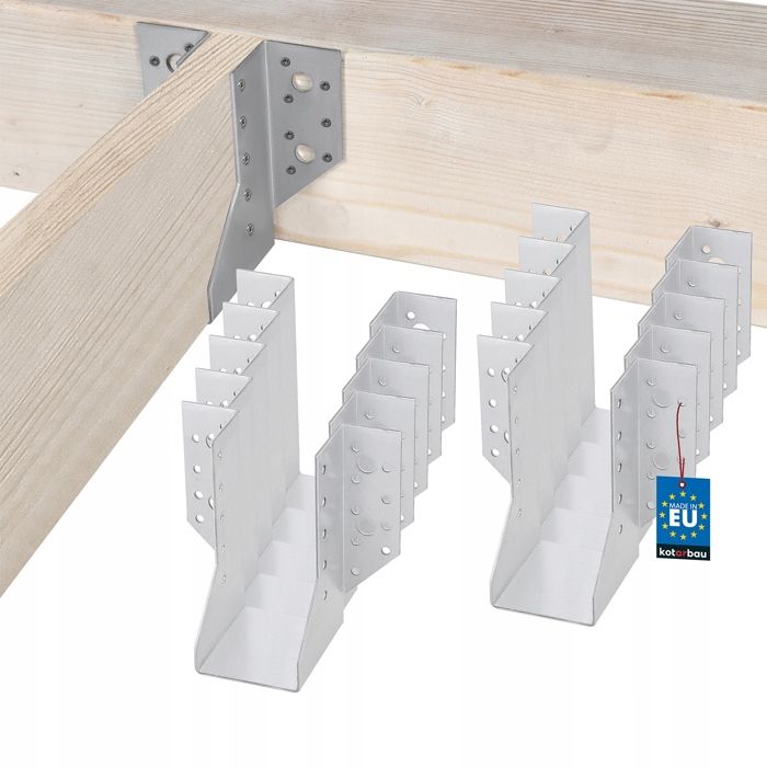 Lot de 10 supports de verre en métal rouille style moderne Fixation rapide pour cadre et cloisons