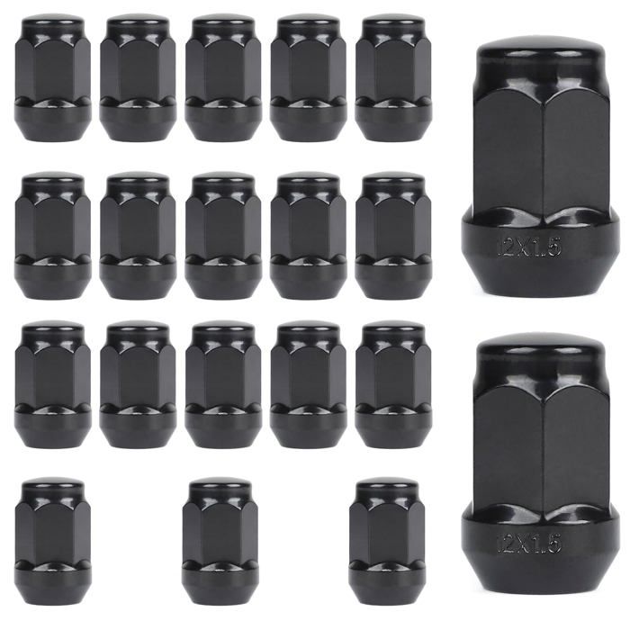 Boulon De Roue AIC 52917 – 52mm, Filetage M12x1.25, Pour Jante Acier, Neuf, Paire