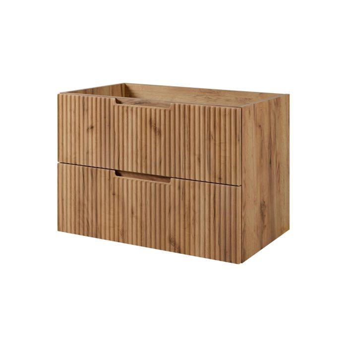 Armoire de salle de bain chêne rustique 80 x 57 x 46 cm