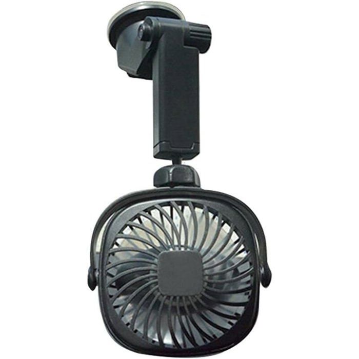 Ventilateur portable - NO BRAND - Mini ventilateur USB - Rechargeable - Rotation 360° - 3 vitesses - No Brand