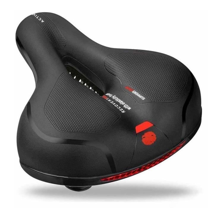 1 pcs Selle de vélo coussin super doux pour vélo électrique noir Étiquette