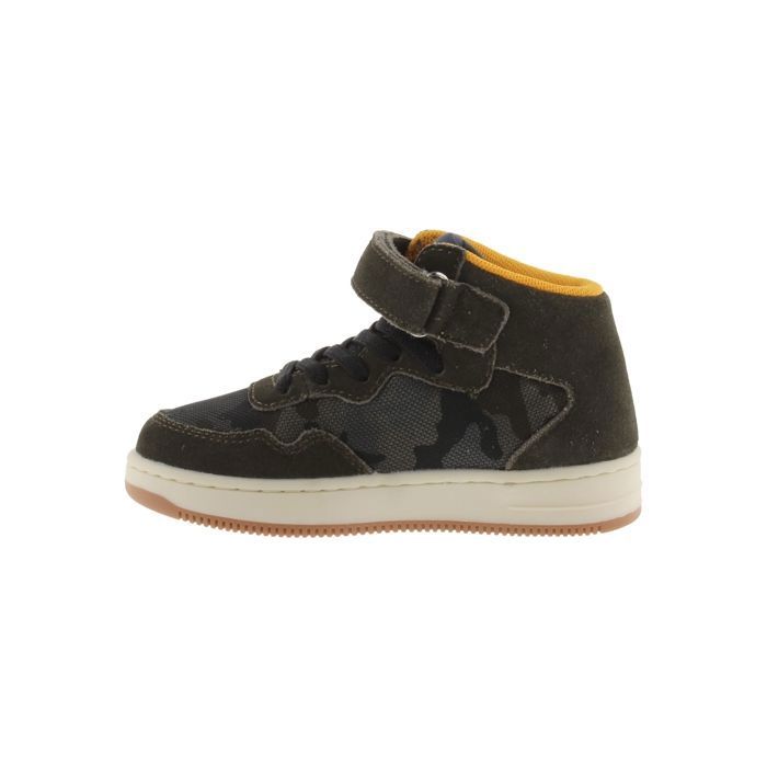 Victoria Basket Montante  Cuir Victoria Time - Kaki