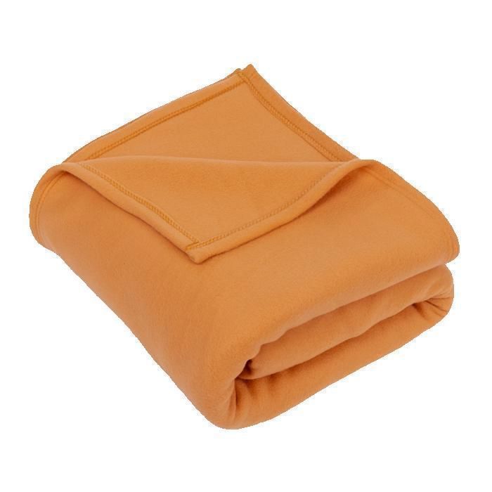 LNT -Couverture Polaire pour Lit et Canapé 240X260 cm - 100% Polyester traité Non feu - Couverture Ultra Chaude Miel