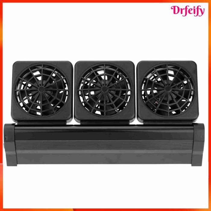 Akozon Refroidisseur dair daquarium Ventilateur de refroidissement pour Aquarium refroidisseur à vent animalerie hydrometre