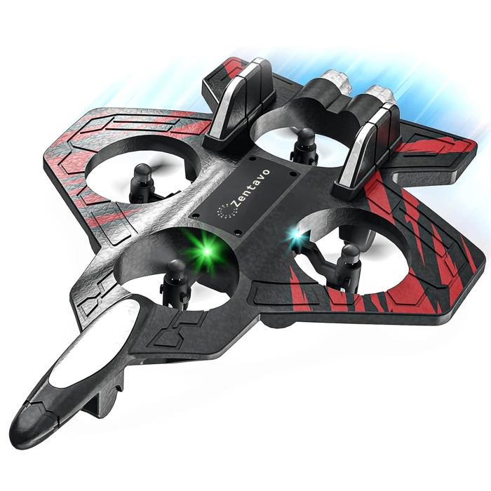 Drone 25 cm 2 4 ghz roulage à 360 - FAMICAM - degrés télécommandable lumières led multicolores télécommande intelligente avion tél