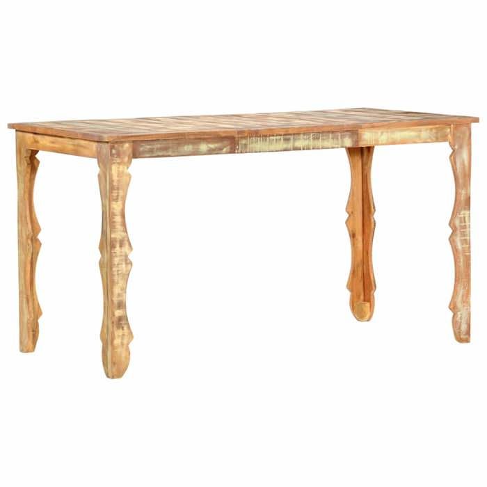 Meuble de cuisine - NANAS - Table de salle à manger 140x70x76cm Bois de récupération massif_1191 Meuble de cuisine - NANAS - Table de salle à manger 140x70x76cm Bois de récupération massif_1191