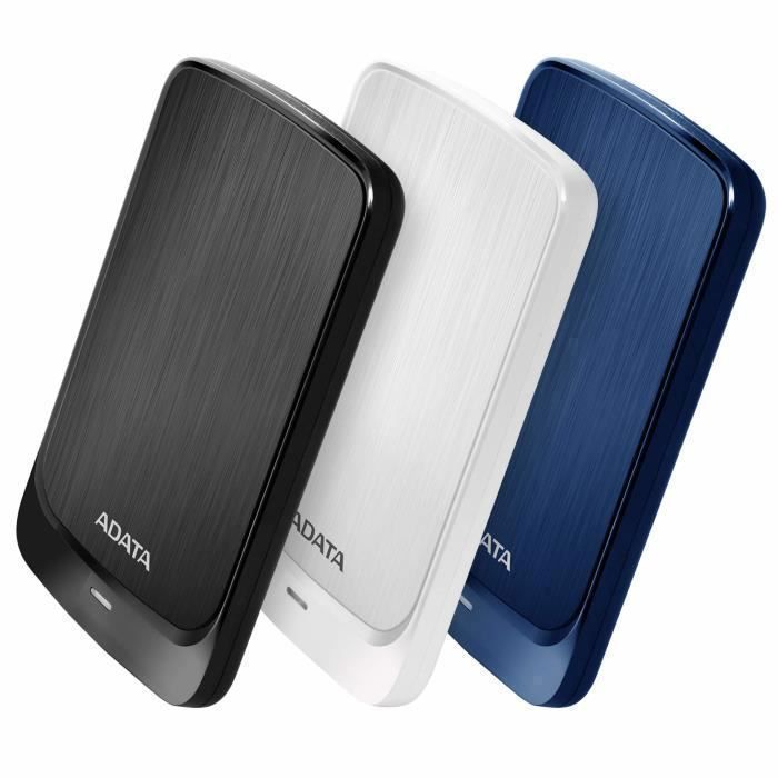 Disque dur externe ADATA HV320 - 1000 Go - USB 3.0 - Alimenté par port USB - Bleu