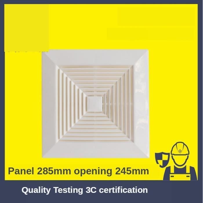 Sortie De Ventilation Murale Extérieure Avec Capot Et Clapet Anti-retour - Blanc ABS, 150 Mm, Pour Cuisine, Salle De Bain Et VMC - 7