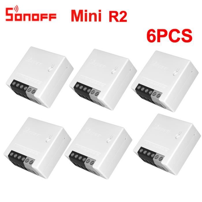 Sonoff Mini R2 6PCS-Macoff-Mini commutateur intelligent Inter WiFi ...