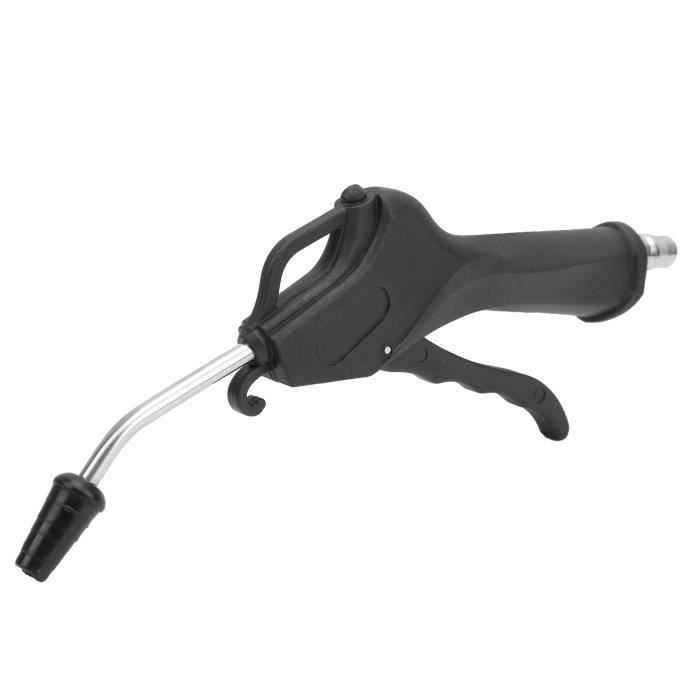 Kit De Soufflage Pour Compresseur D'air, Buse De 6,35 Mm, Pistolet à Air En Acier Inoxydable, Joint Fileté Femelle 4 CFM, Outil De Nettoyage Pneumatique Puissant Pour Enlever La Poussière (noir