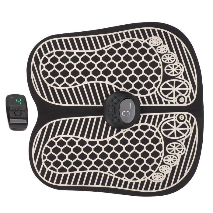 Tapis De Massage Par Électrostimulation FISHTEC - 6 Modes, 9 Intensités, Télécommande - 6