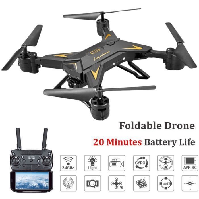 Drone RC 4K/1080P HD, caméra grand Angle, double caméra, quadricoptère  pliable, Transmission en temps réel, hélicoptère, jouet pour enfants,  cadeau - AliExpress