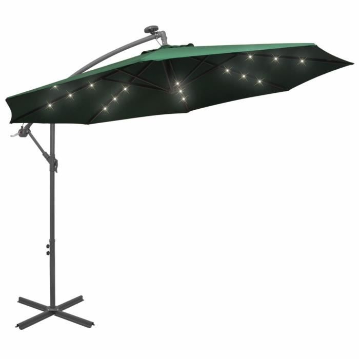 Parasol avec eclairage led clearance