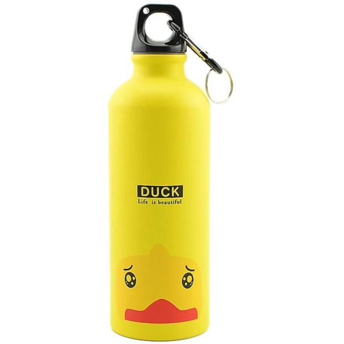 Bouteille D'eau Capybara Mignonne 510 Ml - Avec Paille En Silicone, Tasse, Bec Et Porte-clés - Portable, Sans BPA, Pour Enfants Et Filles - 3