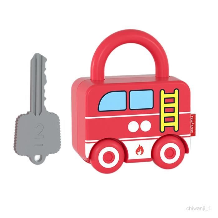 Jeu éducatif 8 Serrures Et Clés – Apprentissage Des Couleurs Pour Tout-petits, En Plastique